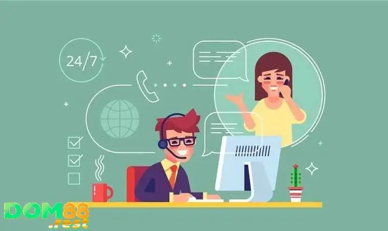 Ưu điểm của hệ thống CSKH tại nhà cái cá cược Dom88