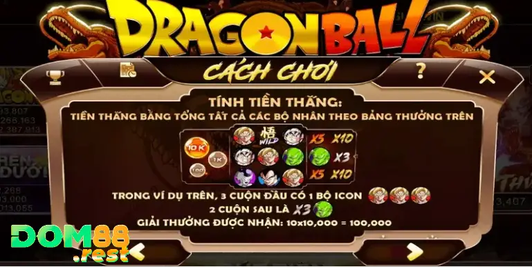 Tham gia nổ hũ dragon ball Dom88 chỉ với một vài thao tác